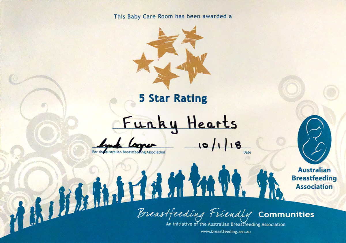 Australian Breasfeeding Association 5-star venue
